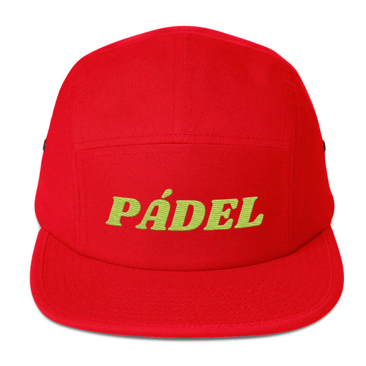 Pádel Feliz 90's Five Panel Red Cap