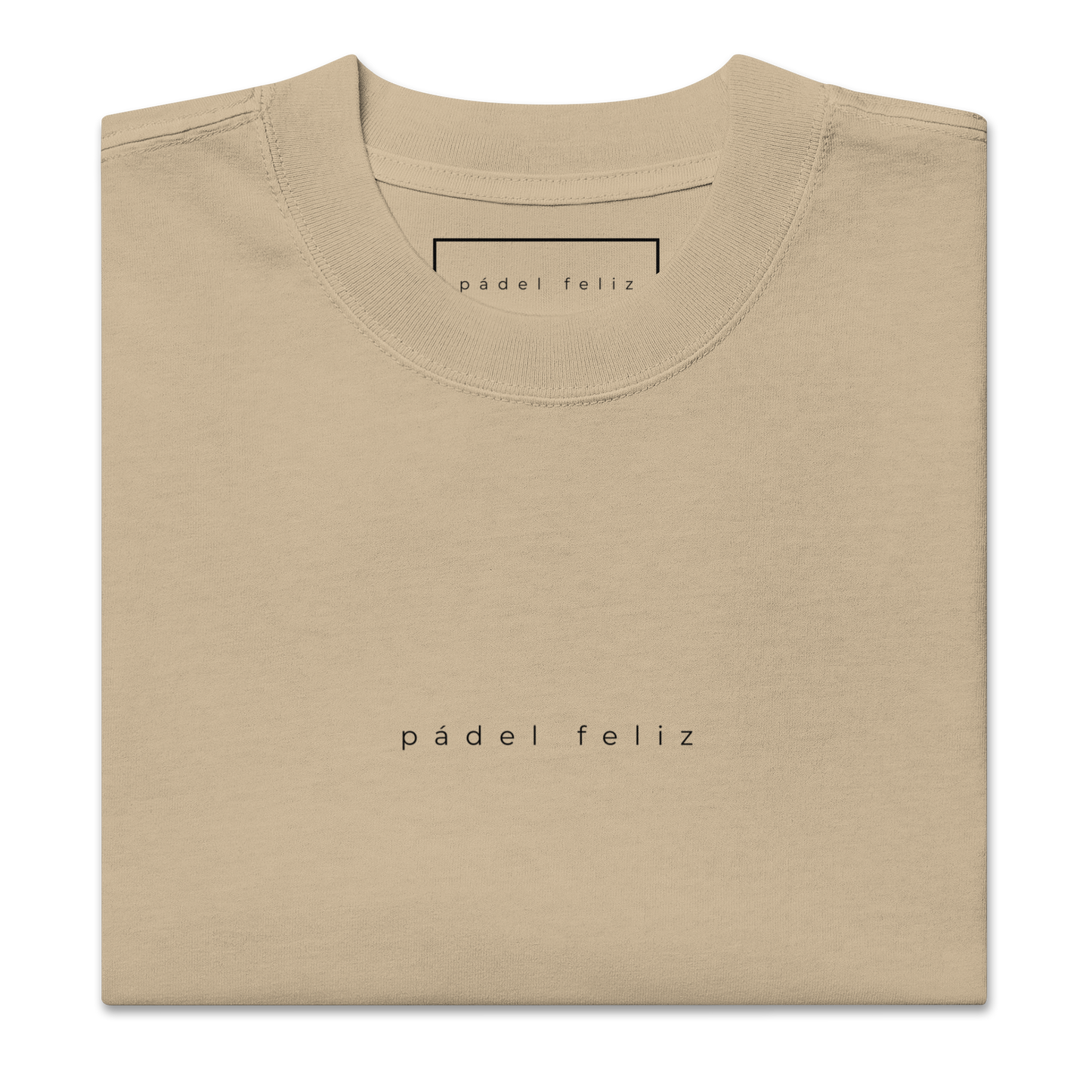 Pádel Feliz Premium Oversized Faded T-shirt